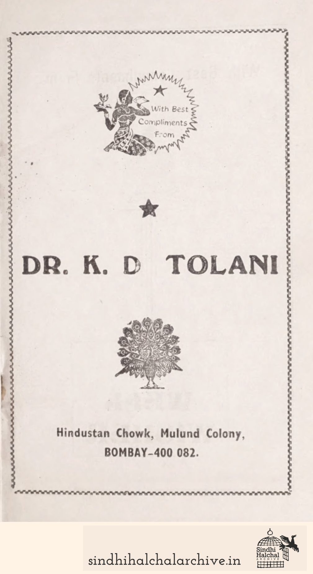 Image of AD Dr. K. D Tolani